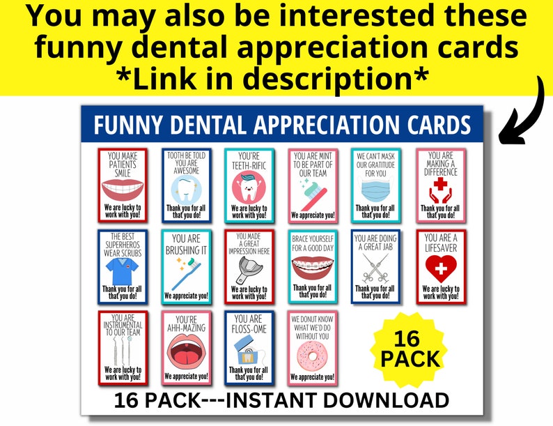 Dental Hygienist Week Gift Tags Happy Dental Hygienist Week Etsy