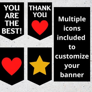 Boss's Day Printable Banner, Happy Boss's Day Sign, National Boss's Day ...