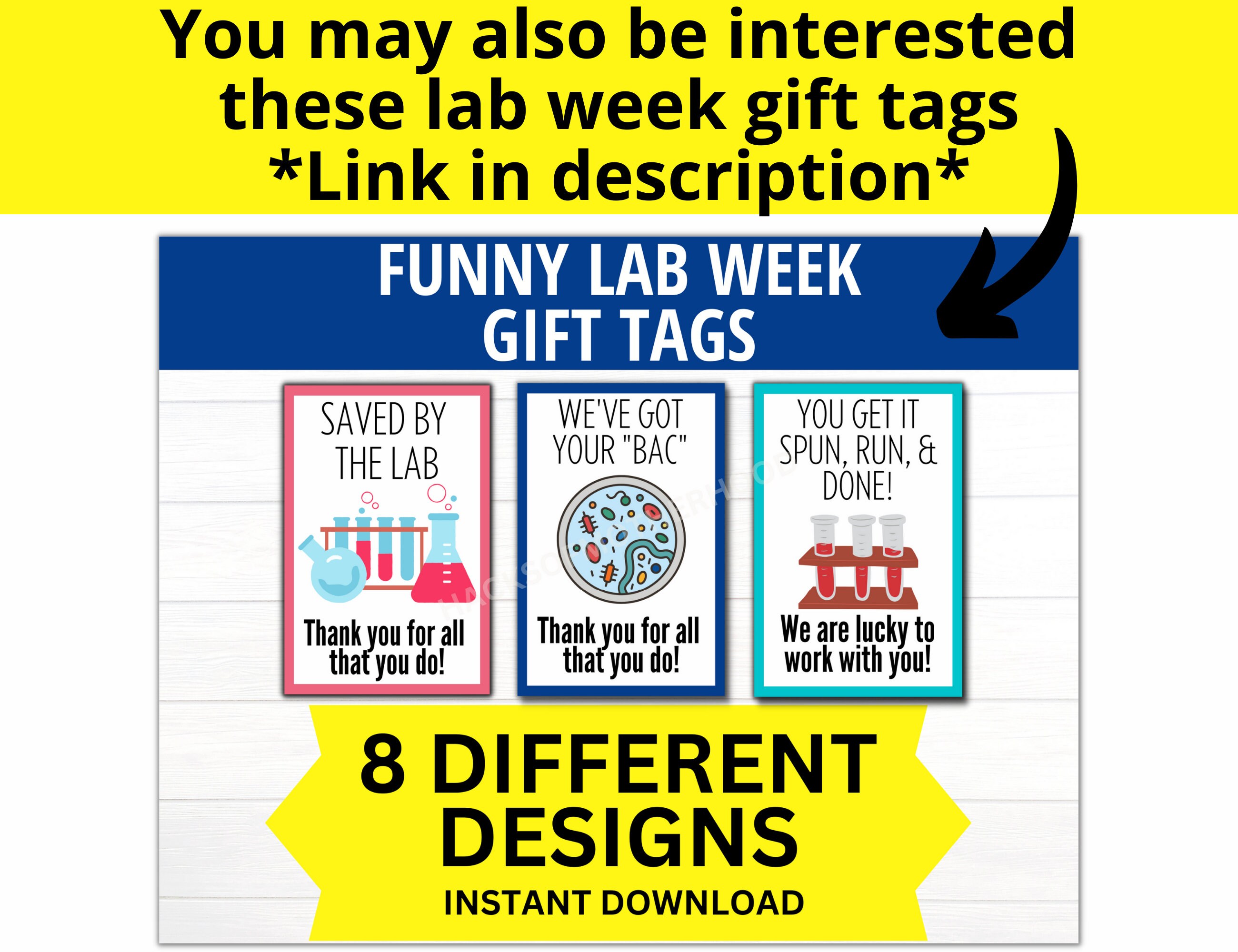 Lab Week Printable Poster, Medical Laboratory Professionals Week Poster ...