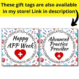 Advanced Practice Provider Week Printable Sign, APP Week Banner ...