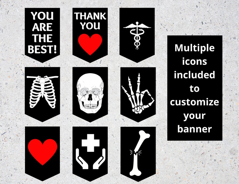 Rad Tech Week Printable Sign Radiologic Tech Week Banner Rad Etsy