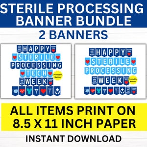 Sterile Processing Week Printable Sign, SPD Week, Central Service Week, Sterile Processing Week Banner, Sterile Processing Appreciation, CSP