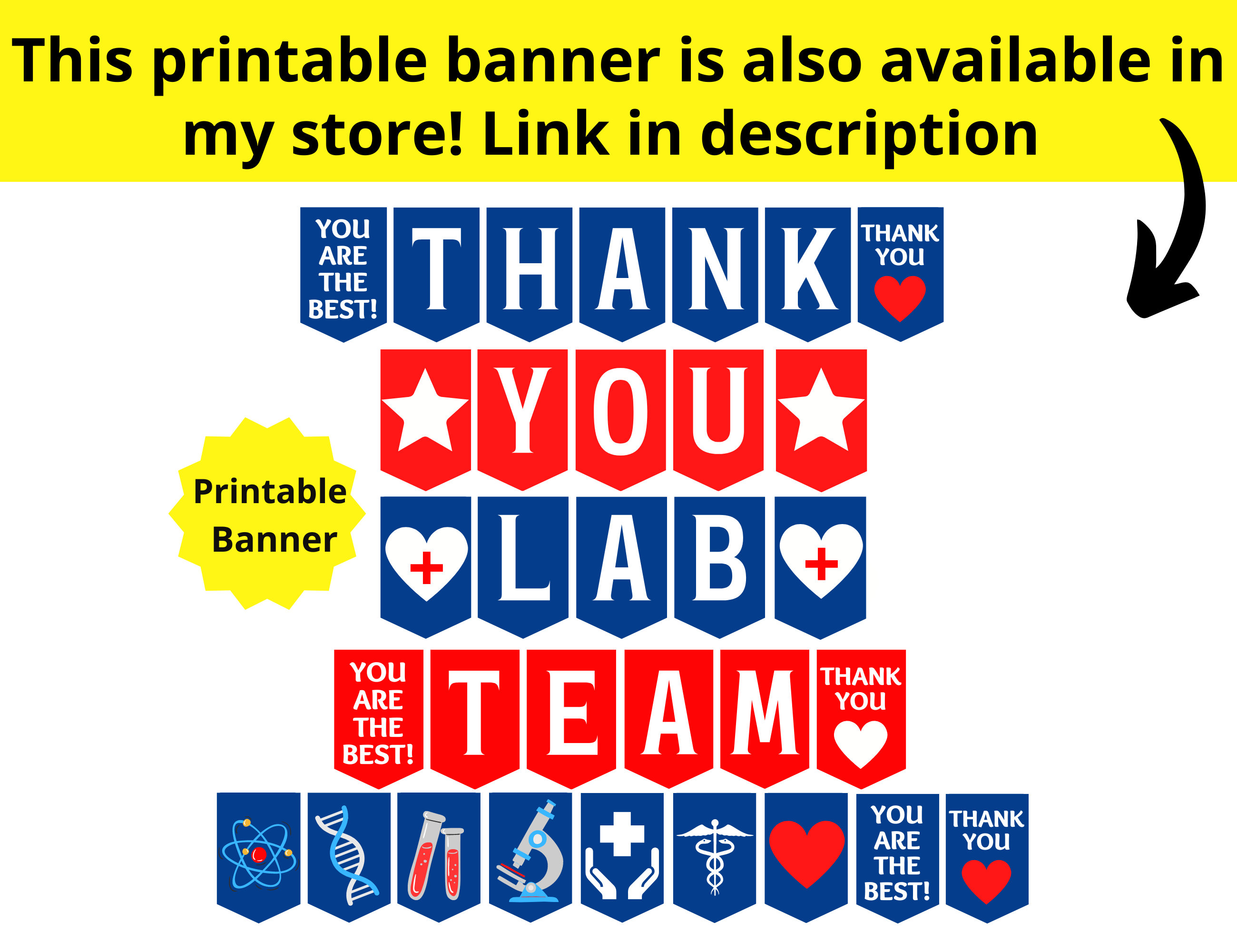 Funny Lab Week Printable Poster Bundle, Medical Laboratory ...