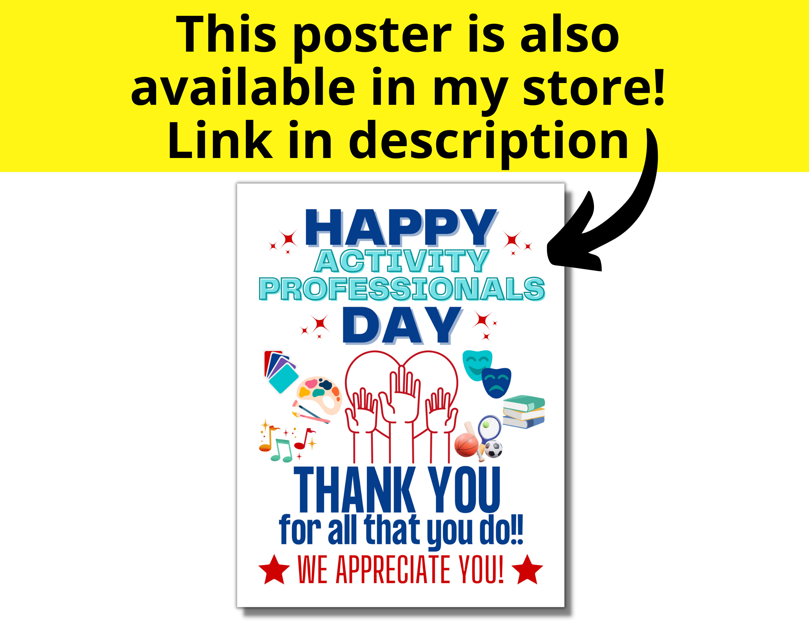 Activity Professionals Day Printable Bundle, Activity Professionals ...