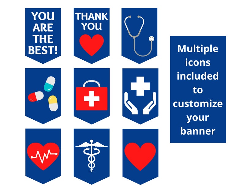 EMS Week Printable Banner Emergency Medical Services Sign Etsy