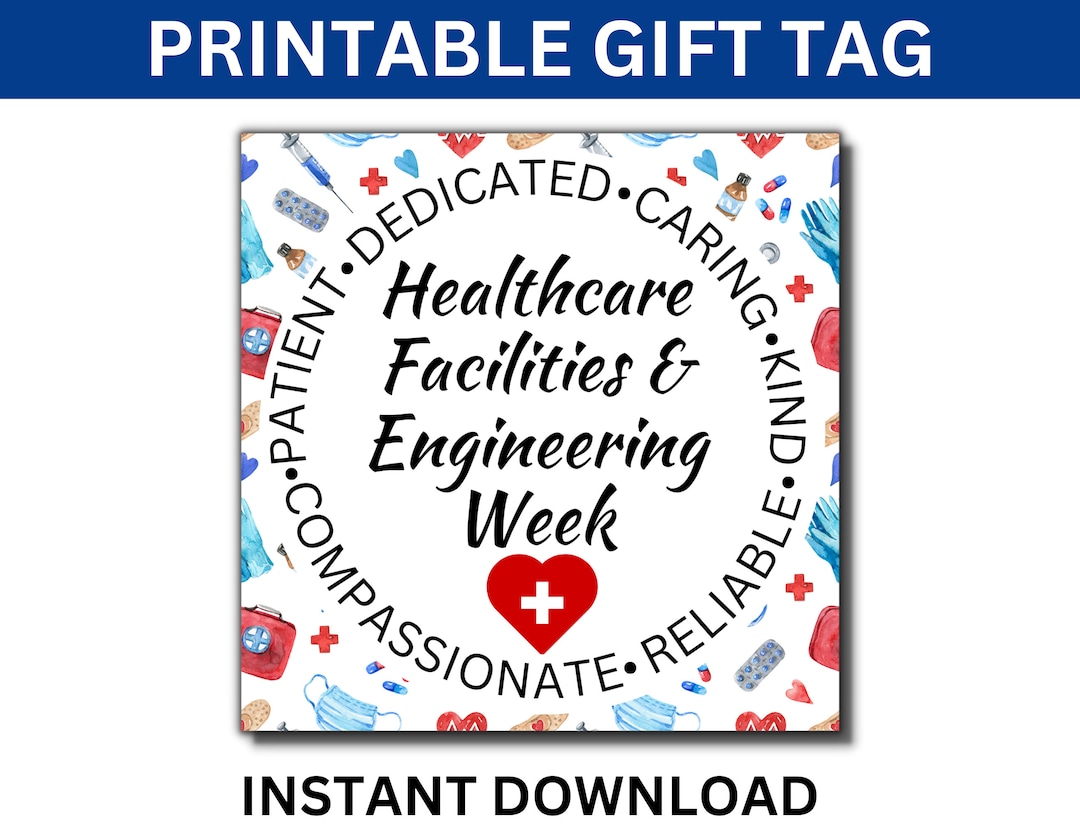 Healthcare Facilities And Engineering Week Printable Gift Tag healthcare-facilities-and-engineering-week-printable-gift-tag
