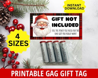 Gag Gifts for Christmas, Funny White Elephant Gift, Gift Not included, Funny Stocking Stuffer, Gag Secret Santa, Gag gift for Adults, Tween