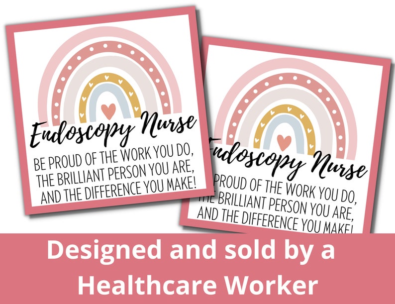 Endoscopy Nurses Printable Gift Tag GI Week GI Nurse Week Etsy