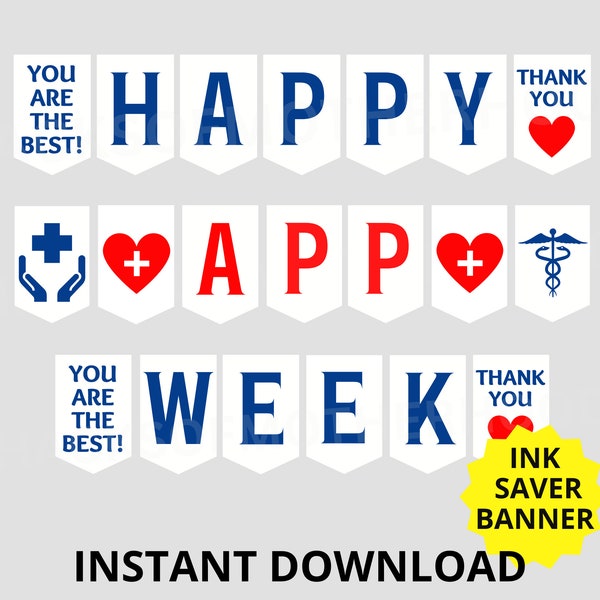 Happy App Week Banner - Etsy