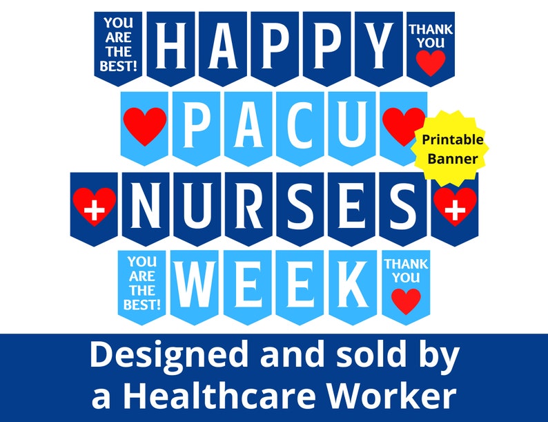 Bannière imprimable de la semaine des infirmières de l'USPA, panneau de la semaine de l'infirmière en périanesthésie, semaine d'appréciation de l'infirmière en périanesthésie, semaine des infirmières et infirmiers de l'USPA, semaine de l'infirmière image 2