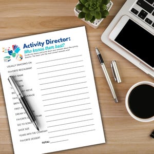 Activity Director Printable Game Activity Professionals Week Activity ...