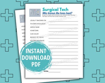 Surgical Scrub Tech Game, Medical Games, Surgical Technologist Week, Surgical Tech Appreciation, Surgical Tech Student, Surgical Tech Gift