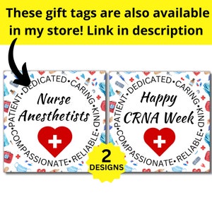 CRNA Week Printable Banner, Certified Registered Nurse Anesthetists ...