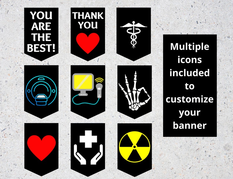 Radiology Nurses Day Printable Banner Radiological & Imaging Etsy