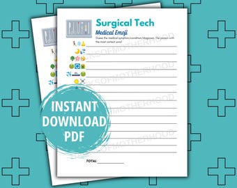 Surgical Scrub Tech Game, Medical Games, Surgical Technologist Week, Surgical Tech Appreciation, Surgical Tech Student, Surgical Tech Gift