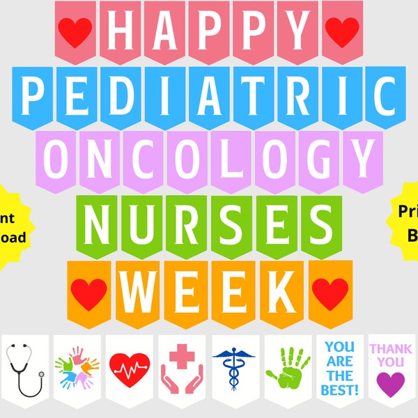 Pediatric Nurse Week Banner Etsy