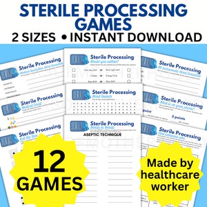 Sterile Processing Game Bundle, SPD Week, Central Service Week, Sterile Processing Week, Sterile Processing Technician, CSP, Central Sterile