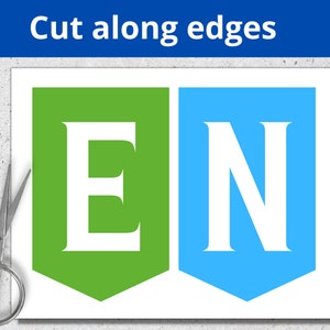 English Banner Printable, English Classroom Banner, English Teacher ...