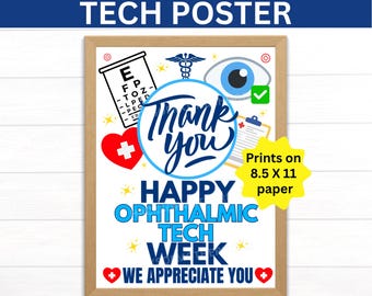 Plakat do druku okulistycznego, prezent okulistyczny, baner okulistyczny, technik okulistyczny, technik optometrii, plakat medyczny, okulistyka