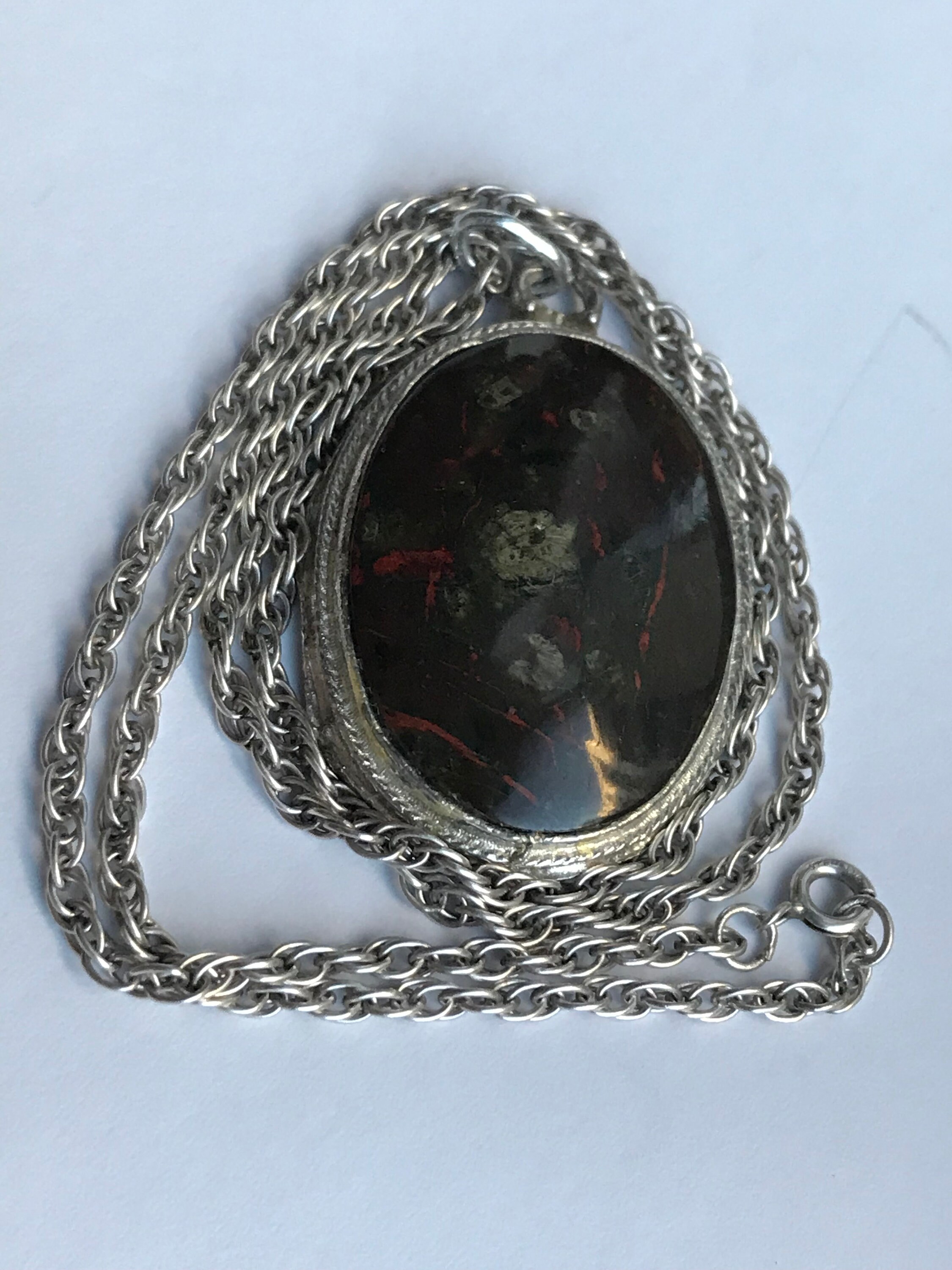 Vintage Pendant Signed Hollywood. Retro Style Pendant on a