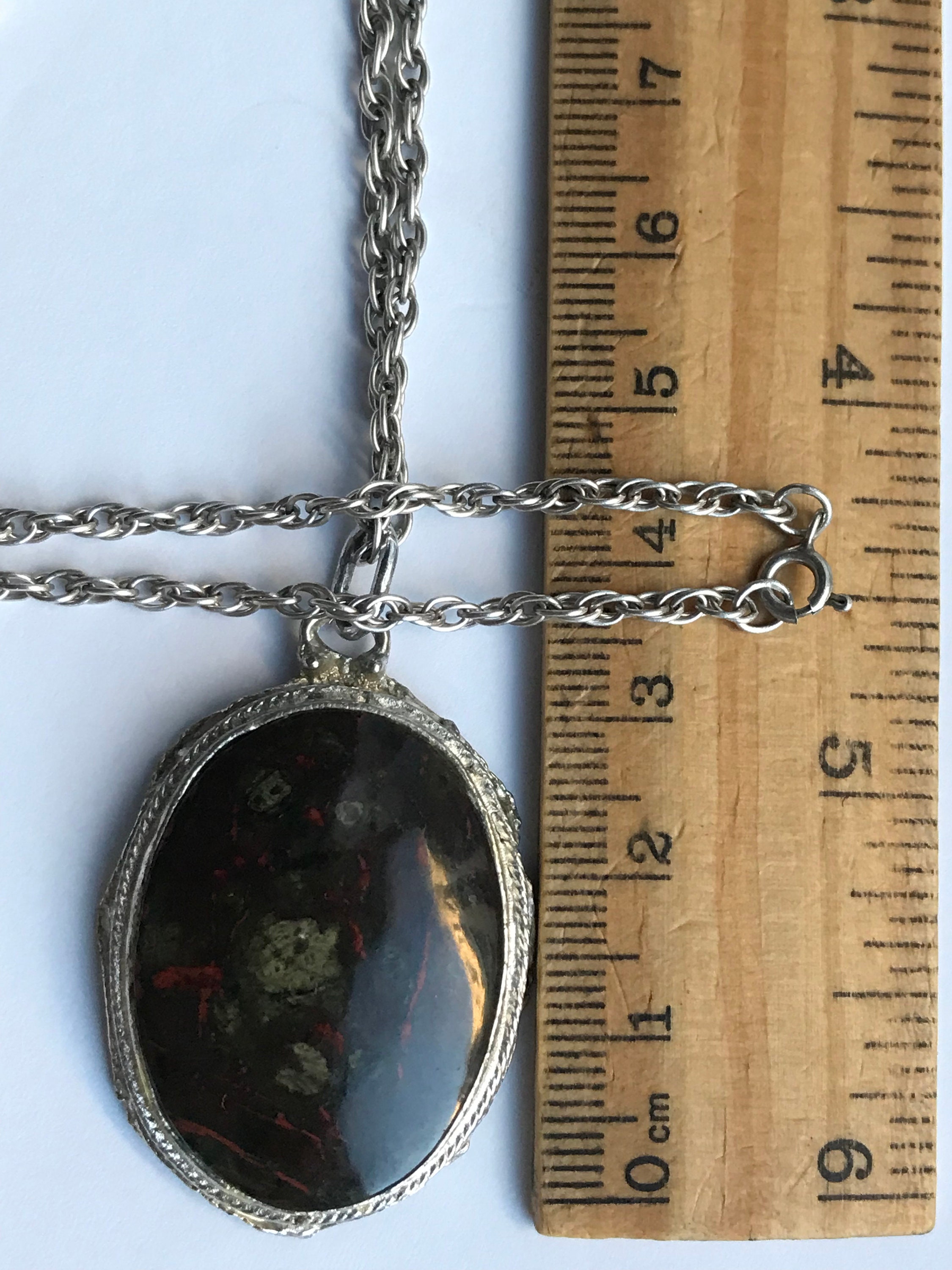 Vintage Pendant Signed Hollywood. Retro Style Pendant on a