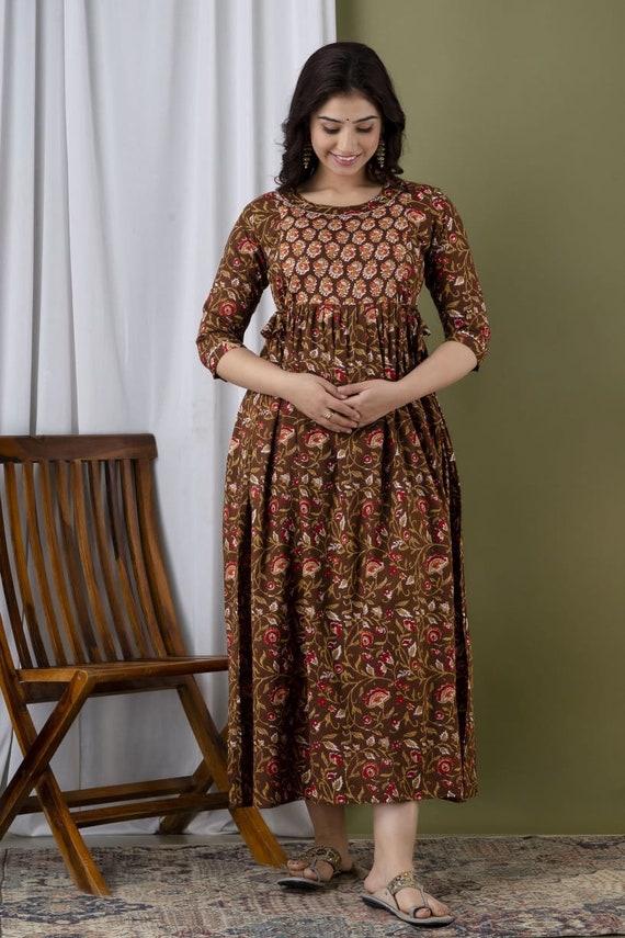 Festival Special Chinon Silk with digital Printed Long Gown Style Kurti  collection at best rate