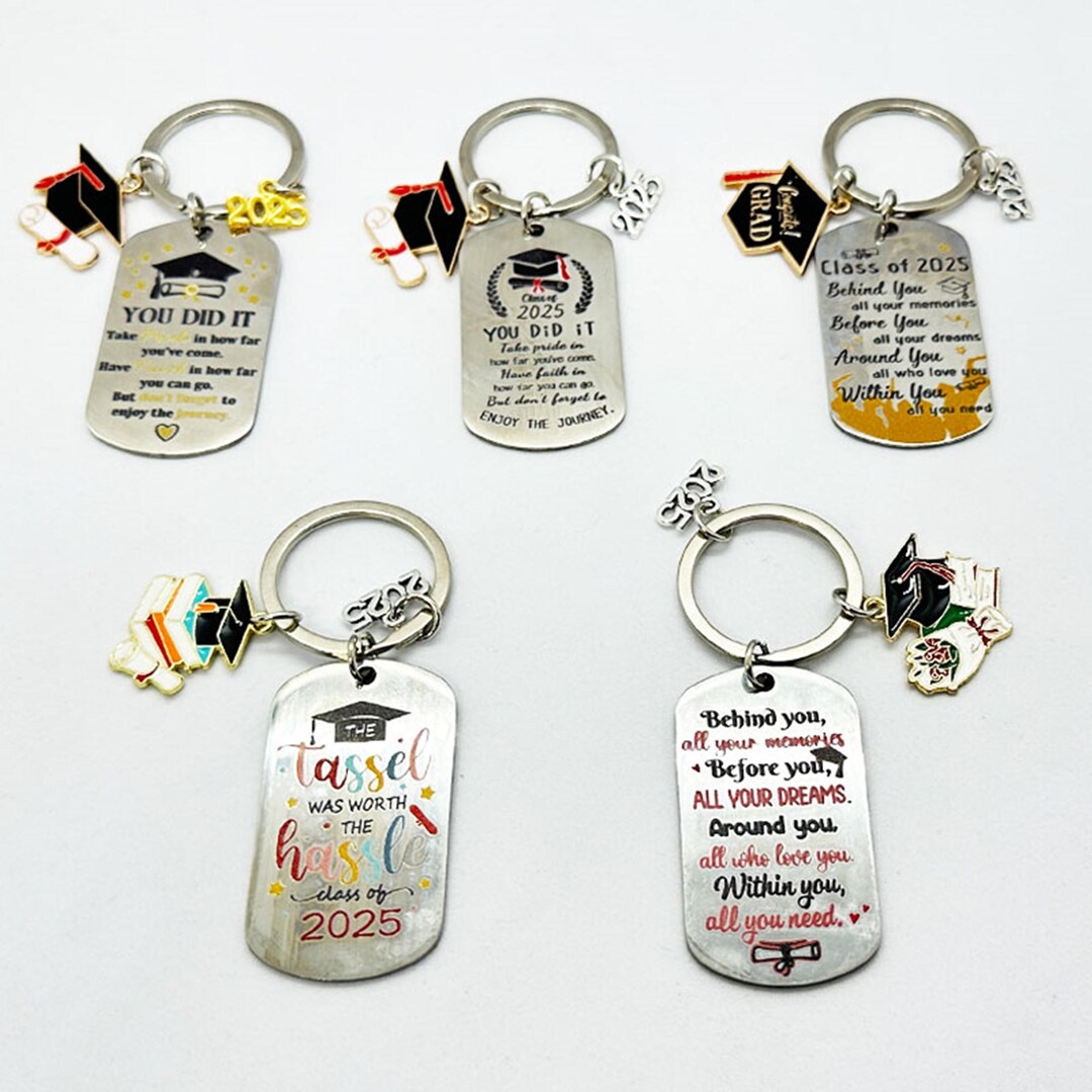 Custom Graduation Keychain Gift,personalized Graduation Gift Keychain ...