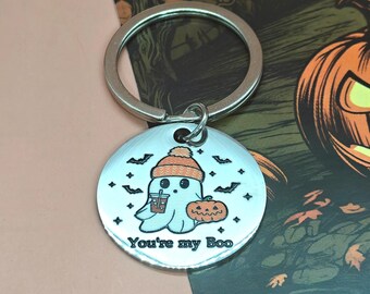 Halloween themed Custom keychain, Halloween themed Personalized Keychain, Halloween gifts,Halloween decor, Halloween Accessories, Ghost Gift