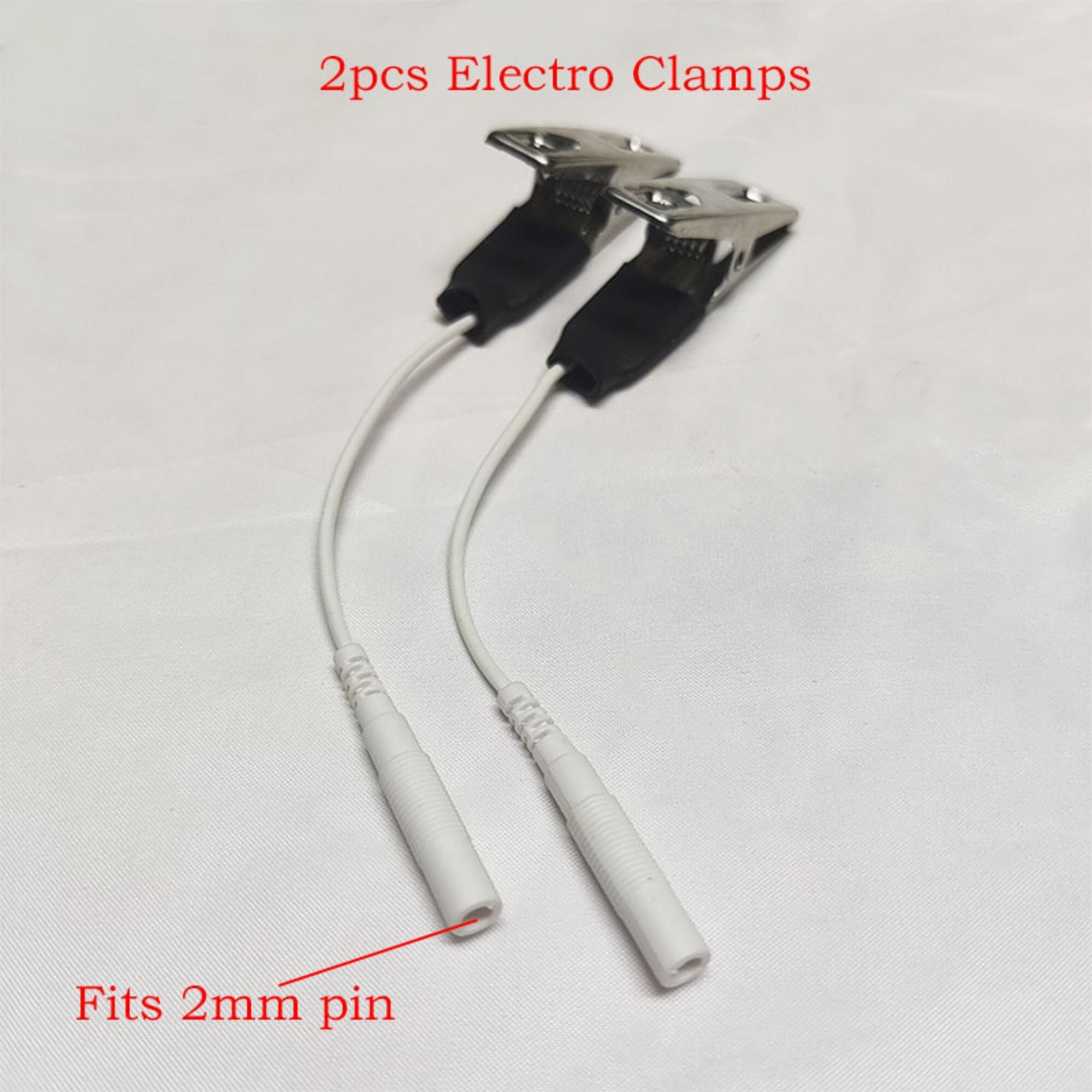 E-stim Electrosex Nipple Clamps Electro Play Single Pole pic