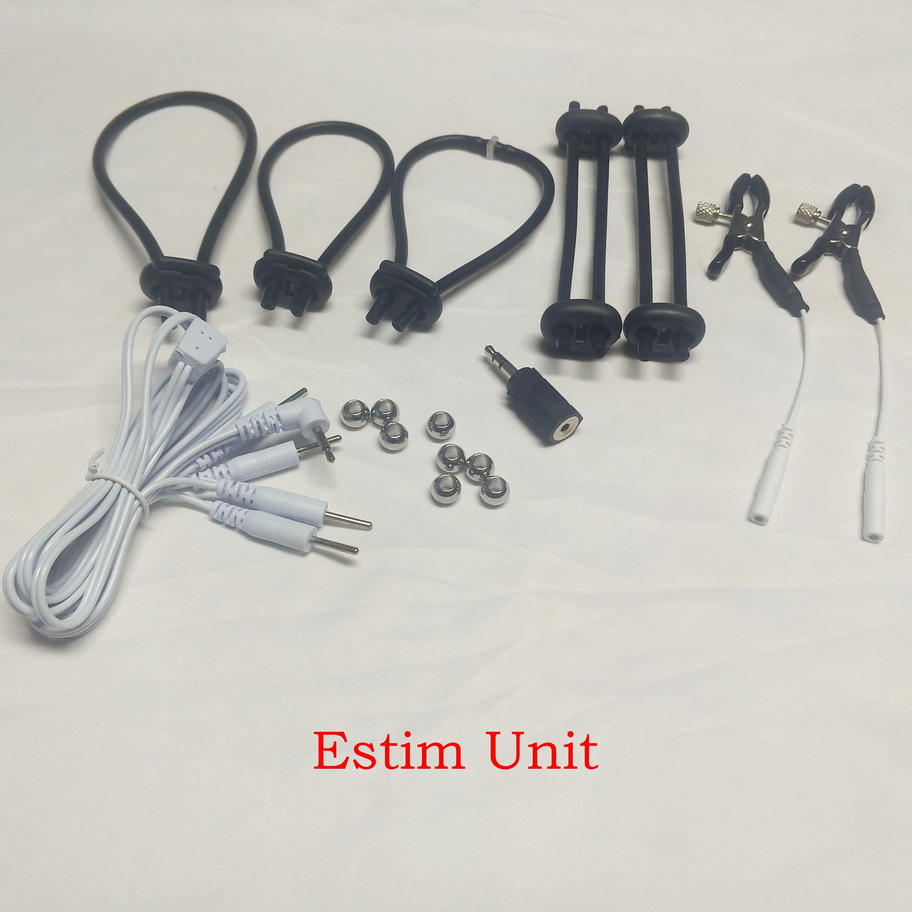 7 Kind Male E-stim Accessories Set Electrosex Gear Electrode image