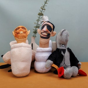 Skibidi Toilet Plush Game G-Man Toiletman Figure Stuffed Plushies Doll Toys