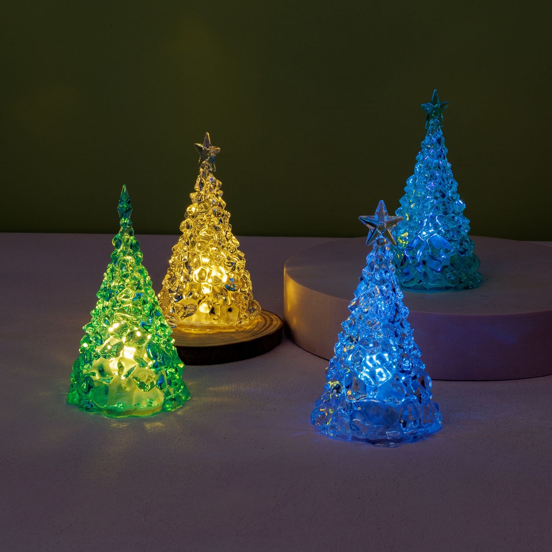 Flashing Christmas Tree Light Christmas Table Decoration Etsy UK