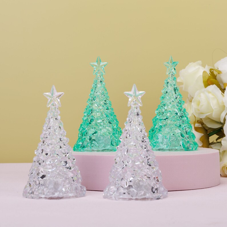 Flashing Christmas Tree Light Christmas Table Decoration Etsy UK