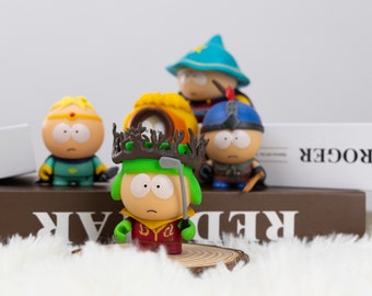 South Park Car Ornament Cartman Kenny Cake Decoration Cartoon Characters Tabletop Decorations Children's Toys Christmas Gifts Birthday Gifts