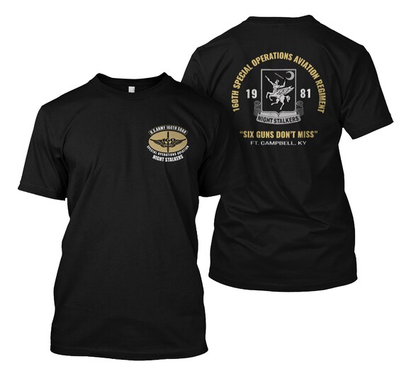 160th NIGHT STALKERS SOAR Six Guns Don't Miss T-shirt - Etsy