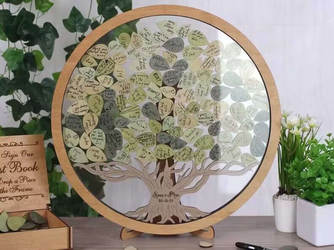 Wedding Guests Book Alternatives Genealogy Guests Book Etsy Australia