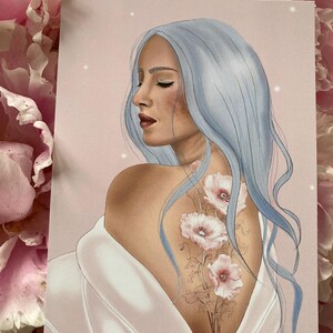 Kunstprint "Sensual", kaart, wenskaart