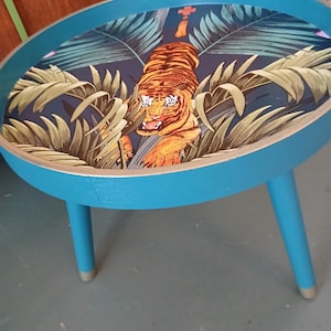 VENDIDA VENDIDA VENDIDA Mesa auxiliar redonda Tiger.