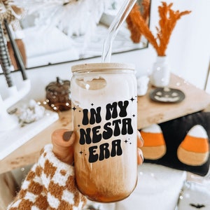 Nesta Archeron ACOTAR Glass Mug, Bookish Merch Mug for Acotar Readers, Booktok SJM Merch, Court of Silver Flames Acosf Nessian Bookish Merch