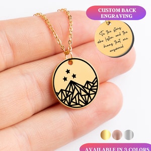ACOTAR Night Court Necklace, Starry Mountains Night Court Necklace, Official Licensed Sarah J Maas Merch, ACOWAR Bookish Jewelry Gift