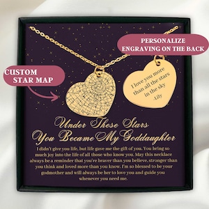 Goddaughter Gift From Godmother | Gift For Godchild | Goddaughter Birthday Gift |  Goddaughter Necklace | Confirmation Gift | Religious Gift