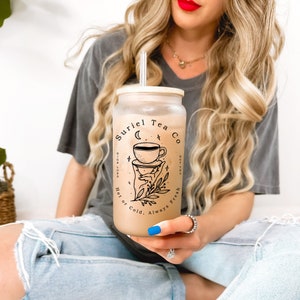 ACOTAR Suriel Tea Co Tumbler, SJM Merch 16 oz Glass Can, A Court Of Thorn And Roses Court, Cassian General Comander, The Night Court Symbol