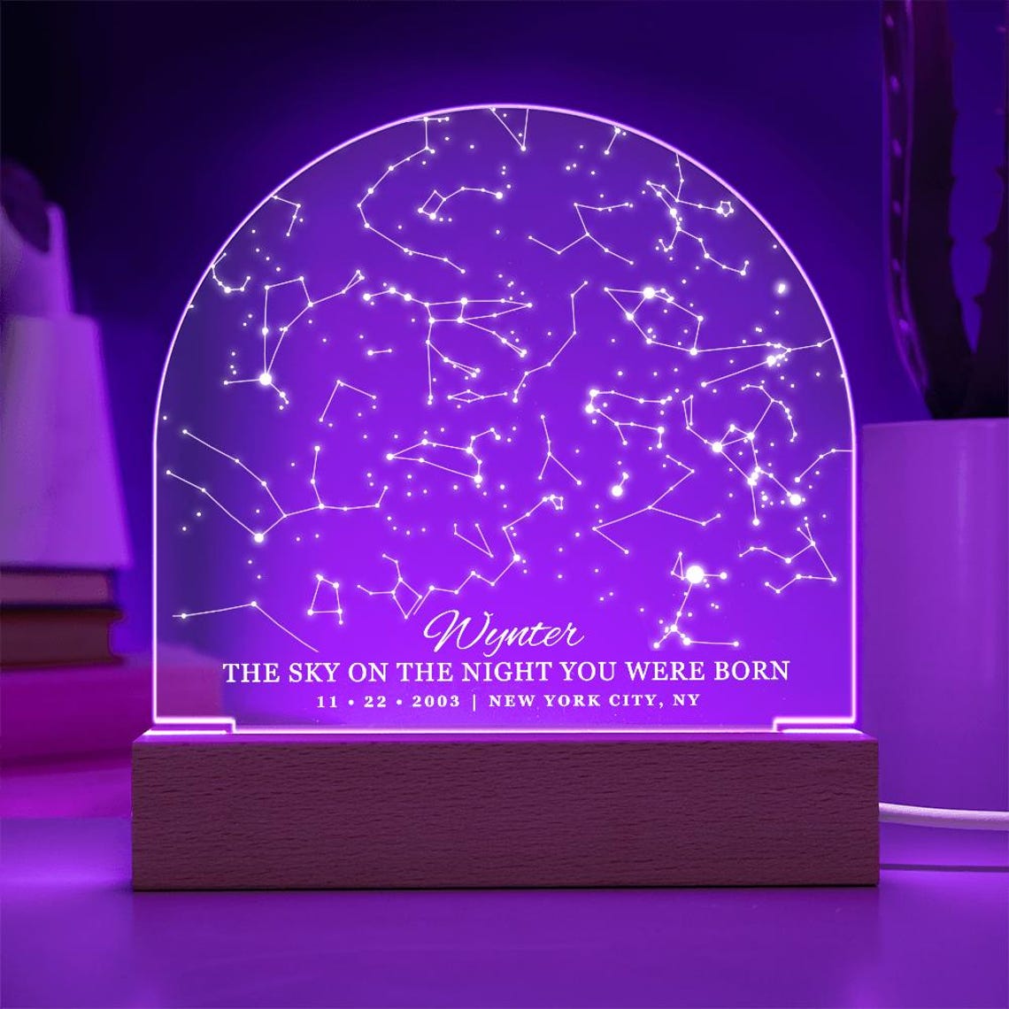 Custom Star Map by Date Night You Were Born, New Baby Gift, Stars the ...