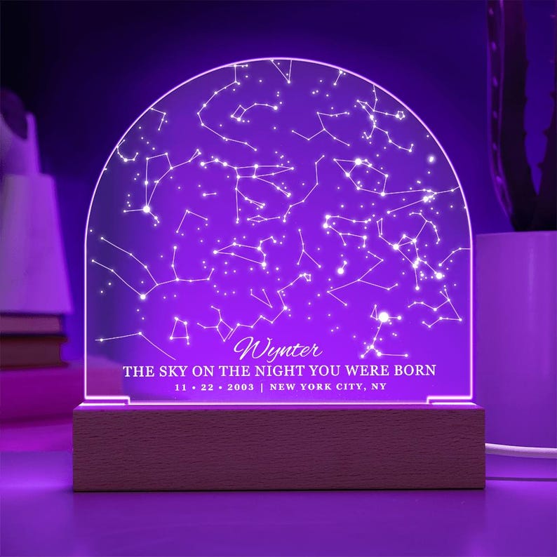 Custom Star Map by Date Night You Were Born, New Baby Gift, Stars the ...