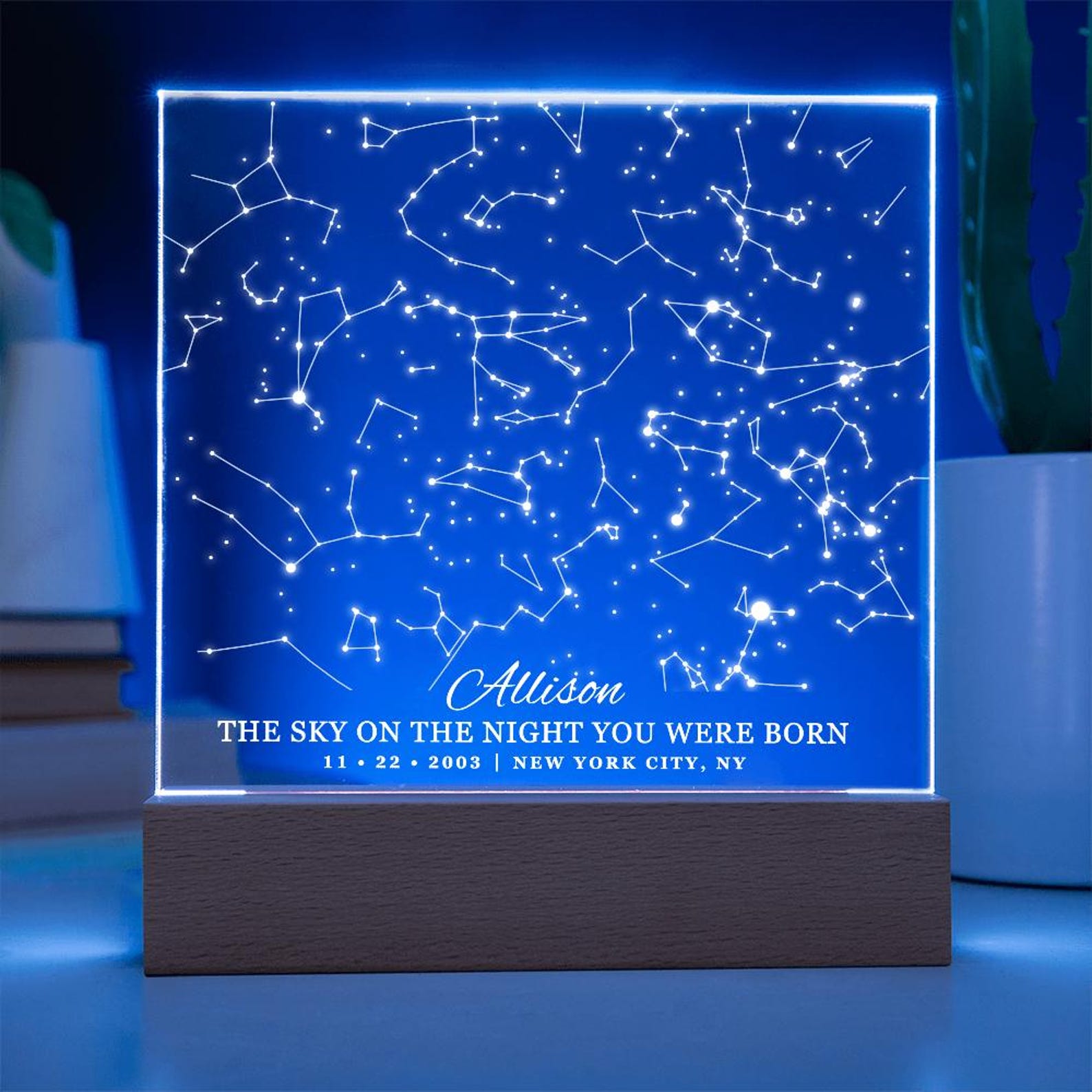 Custom Star Map by Date Night You Were Born, New Baby Gift, Stars the ...
