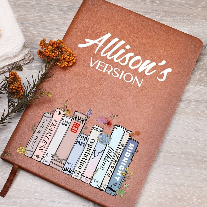Customized Albums as Books Leather Journal Trendy Gifts Etsy