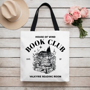 ACOTAR House of Wind Book Club Tote Bag | ACOSF | Valkyrie Reading Room | Booktok Tote | Book lover gifts | Acotar Merch | Christmas Gifts
