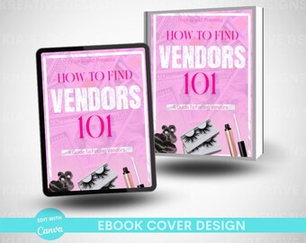 DIY Ebook Cover | Editable Ebook Cover | Ebook Cover Template | Training Manual EDITABLE Front Covers | Canva Template