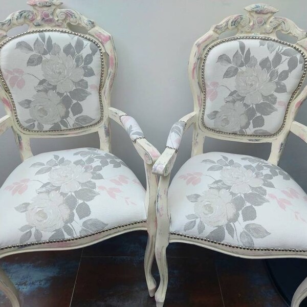 Shabby Chic Chair Etsy UK
