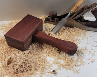 Handmade wooden paduk/walnut mallet